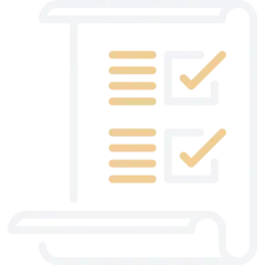 Terms & Conditions Icon White Beige