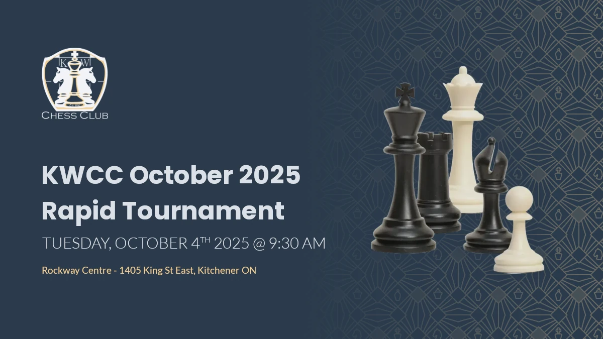 KWCC October 2025 Rapid Weekend Tournament – Event Image